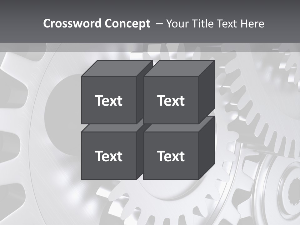 Chrom Technik Energie PowerPoint Template