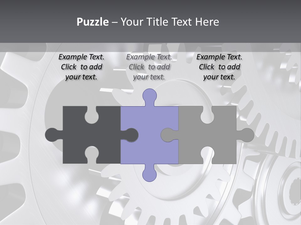 Chrom Technik Energie PowerPoint Template