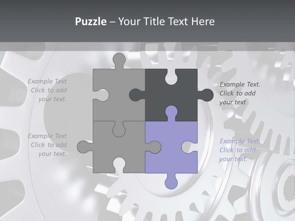 Chrom Technik Energie PowerPoint Template