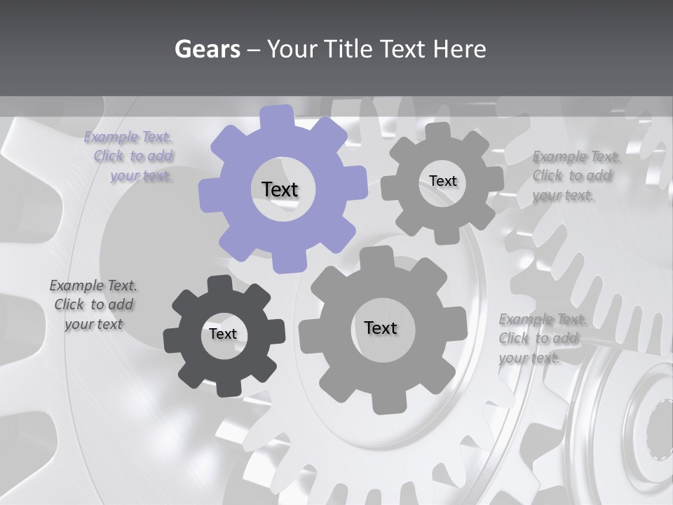 Chrom Technik Energie PowerPoint Template