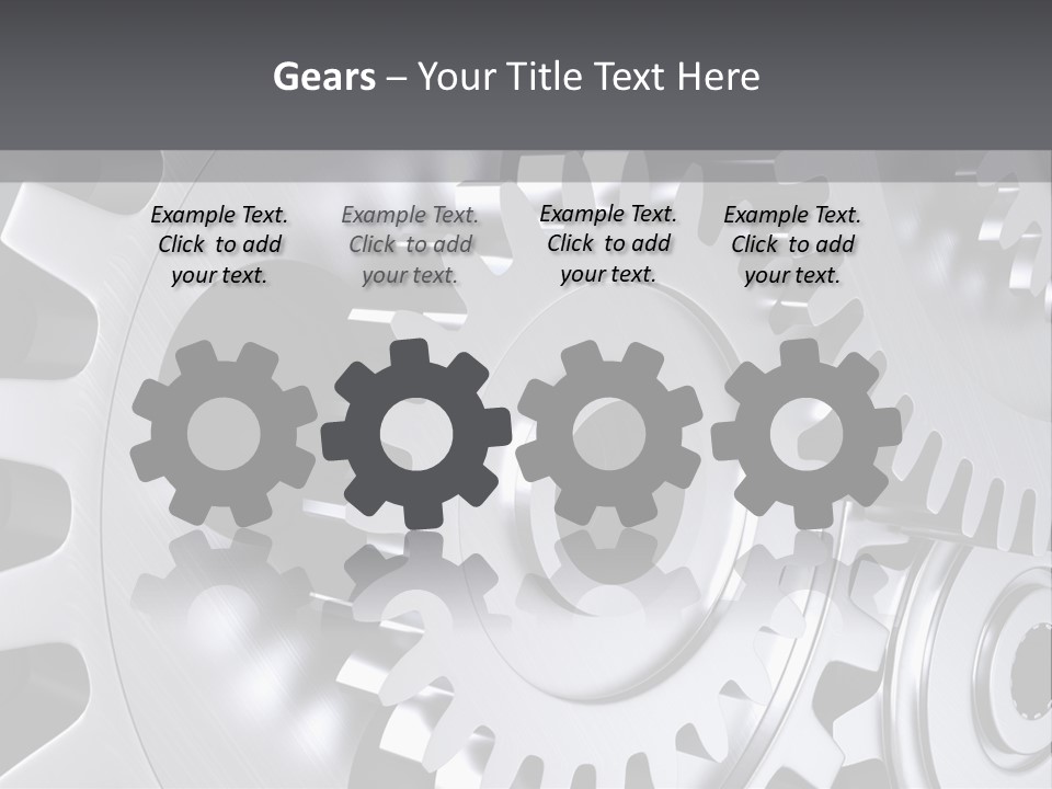 Chrom Technik Energie PowerPoint Template