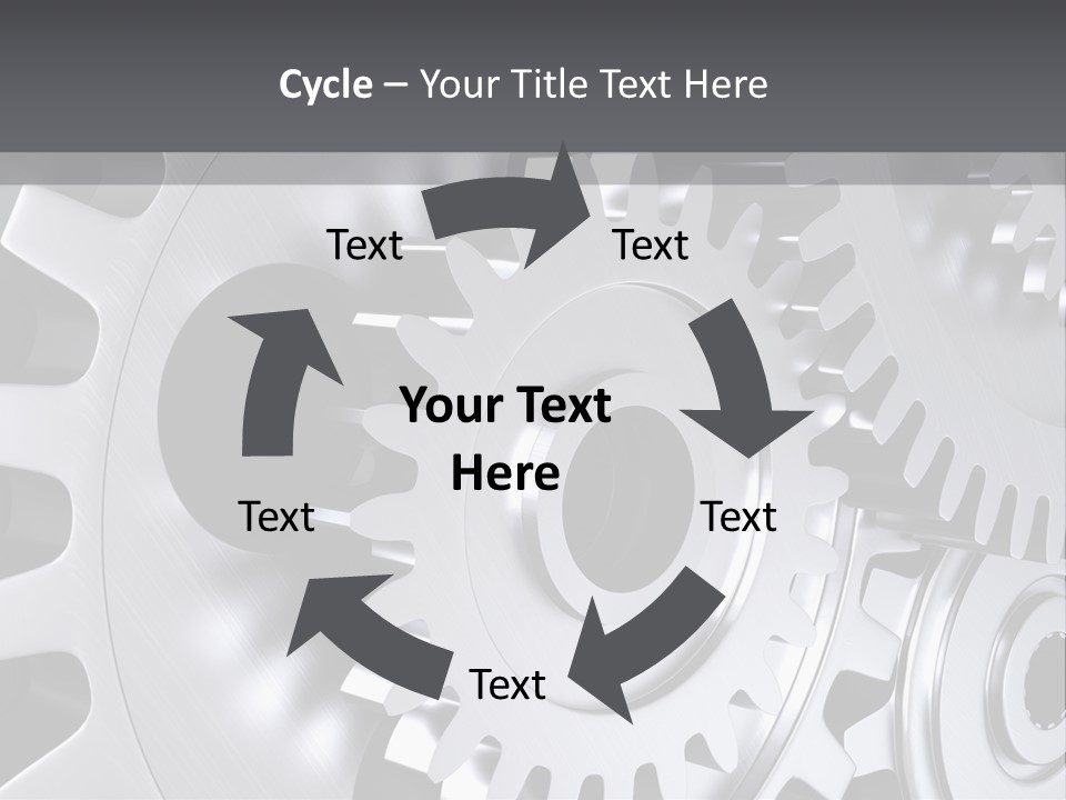 Chrom Technik Energie PowerPoint Template