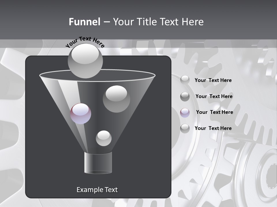 Chrom Technik Energie PowerPoint Template