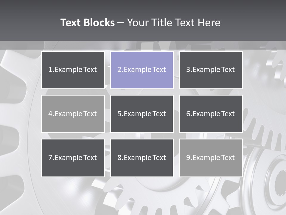 Chrom Technik Energie PowerPoint Template