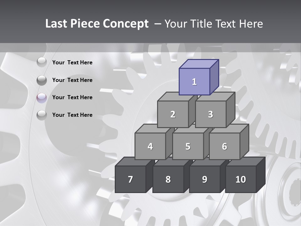 Chrom Technik Energie PowerPoint Template