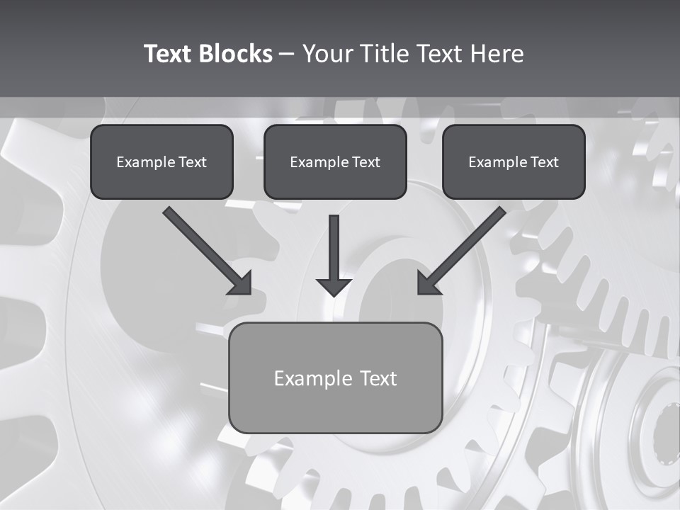 Chrom Technik Energie PowerPoint Template