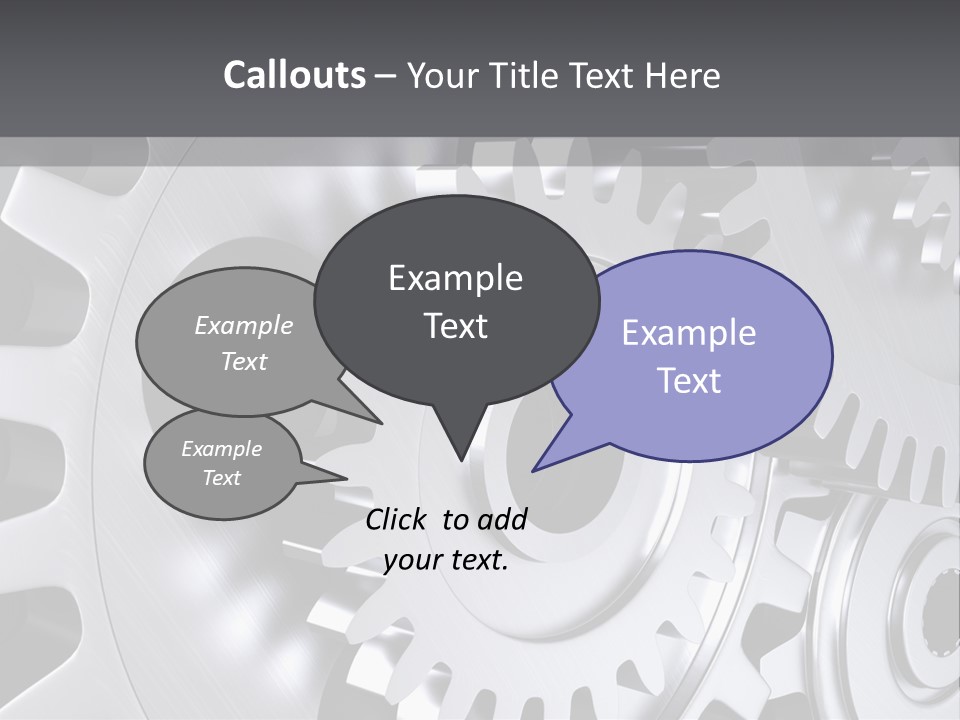 Chrom Technik Energie PowerPoint Template