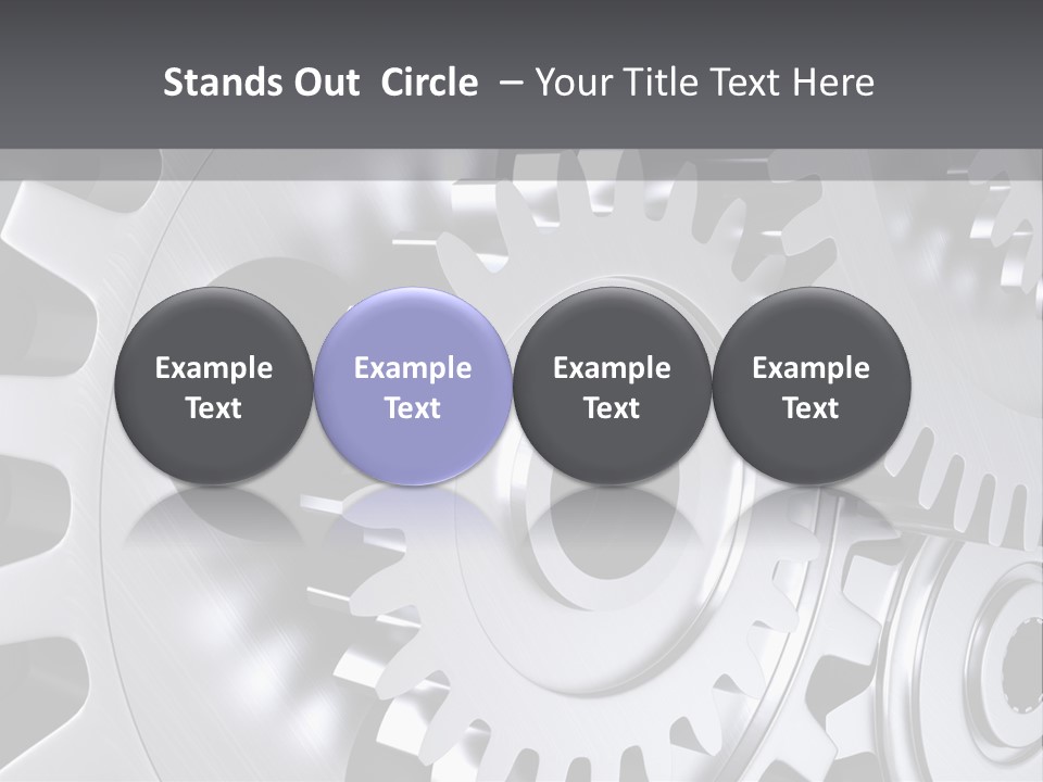 Chrom Technik Energie PowerPoint Template