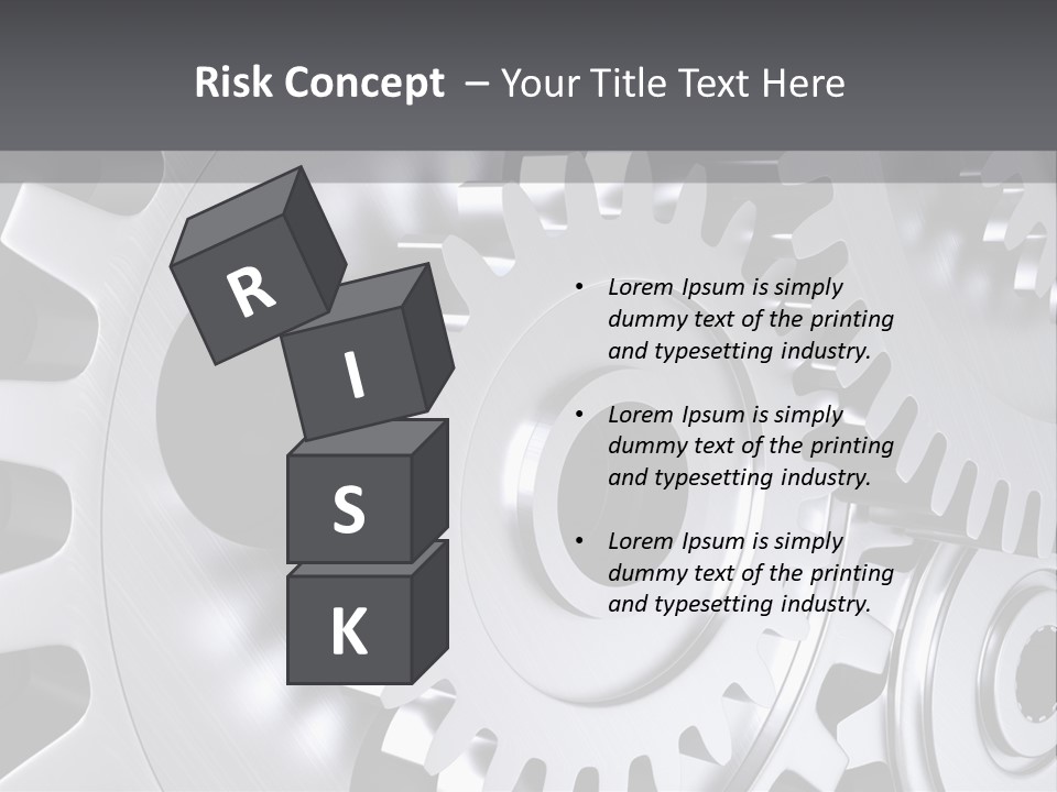 Chrom Technik Energie PowerPoint Template