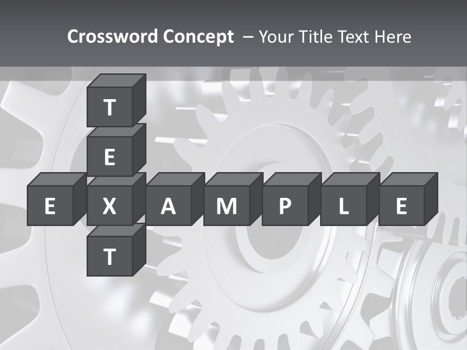 Chrom Technik Energie PowerPoint Template