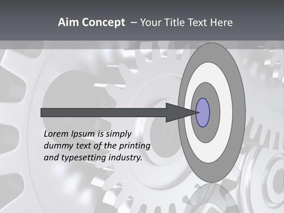 Chrom Technik Energie PowerPoint Template