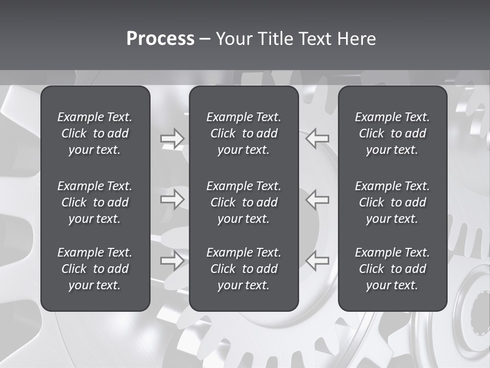 Chrom Technik Energie PowerPoint Template