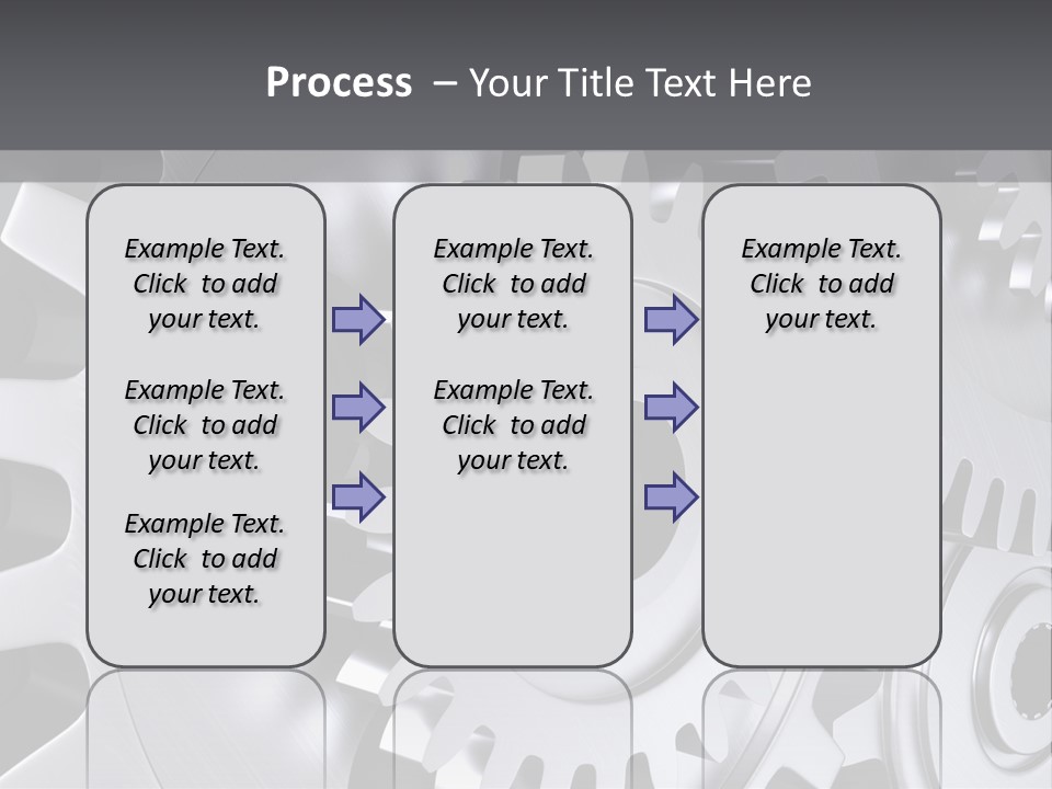 Chrom Technik Energie PowerPoint Template