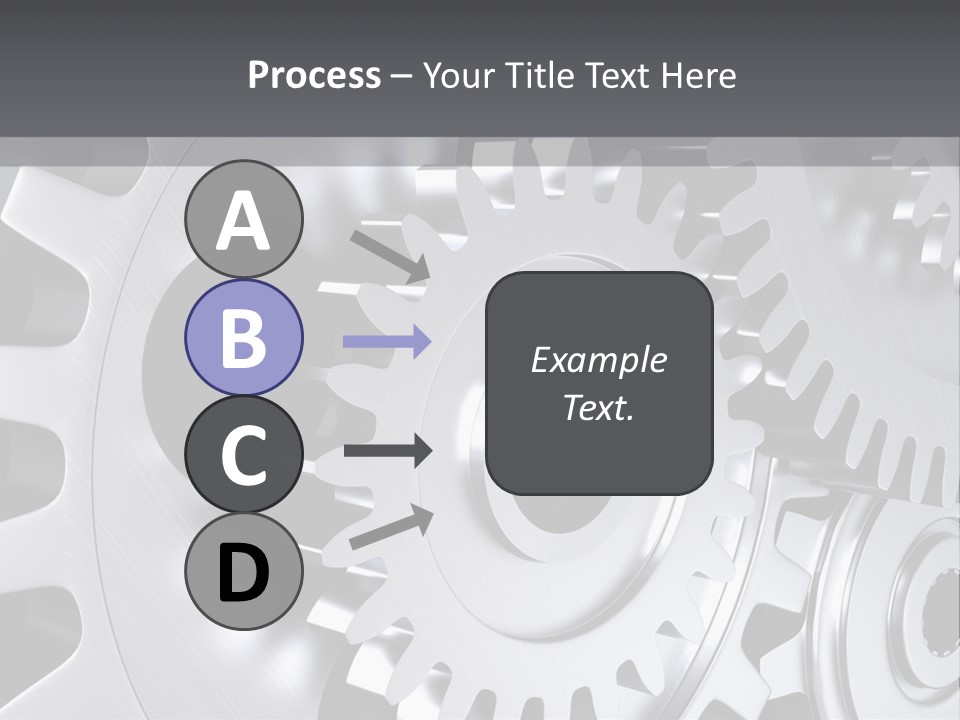 Chrom Technik Energie PowerPoint Template