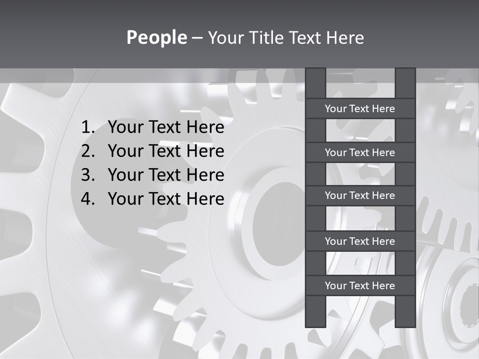 Chrom Technik Energie PowerPoint Template