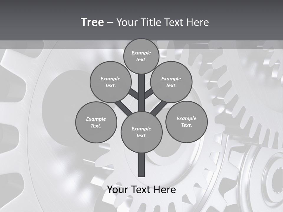 Chrom Technik Energie PowerPoint Template