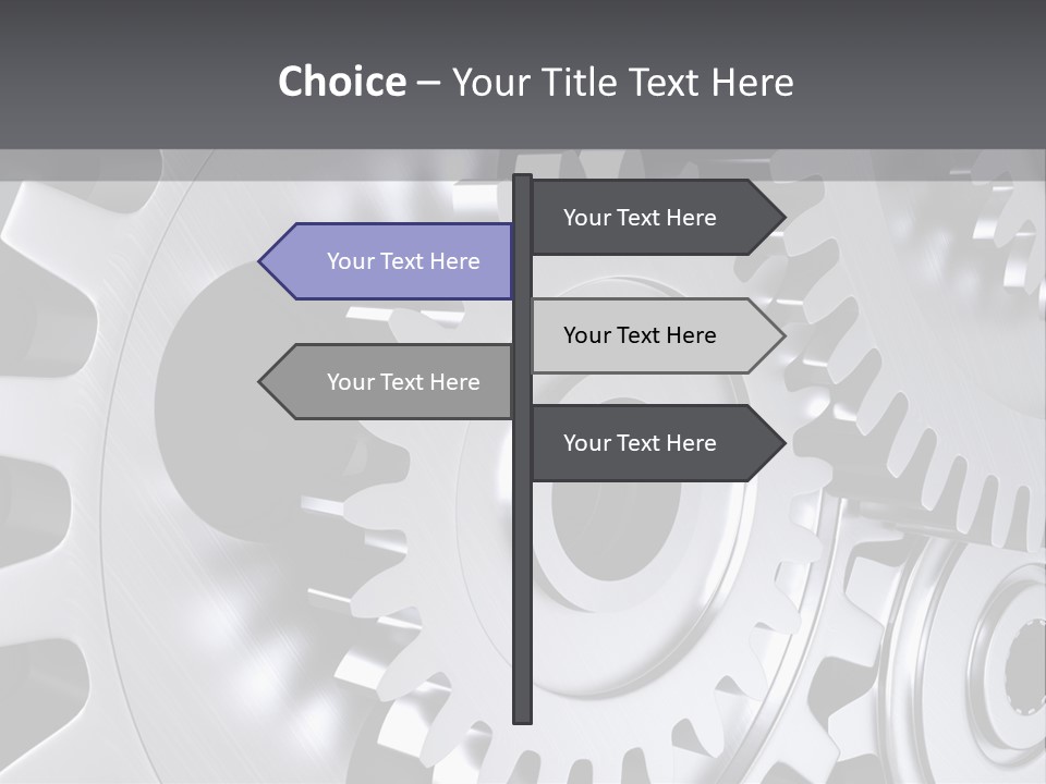 Chrom Technik Energie PowerPoint Template