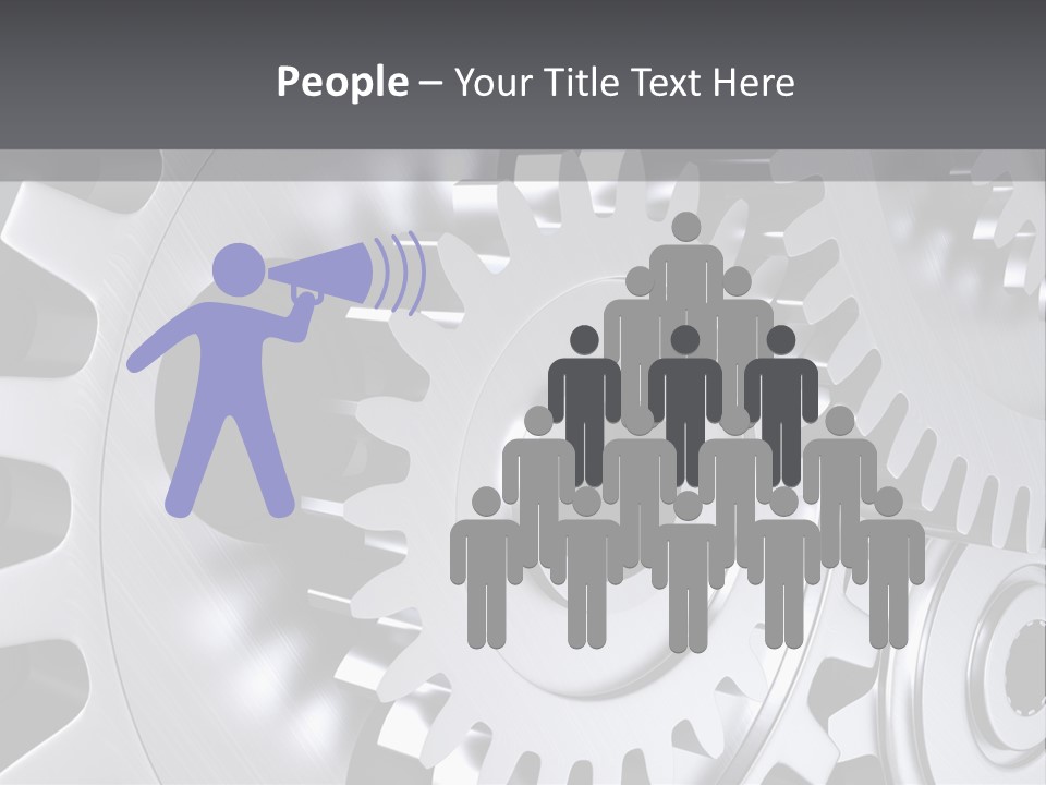 Chrom Technik Energie PowerPoint Template