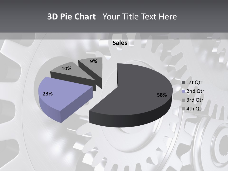 Chrom Technik Energie PowerPoint Template