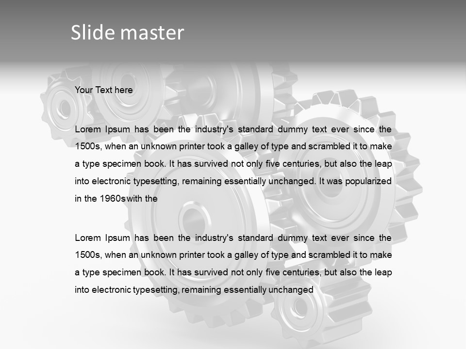 Perpetuum Still Metallic PowerPoint Template