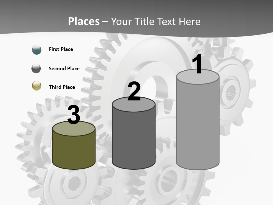 Kooperation Rad Rotation PowerPoint Template
