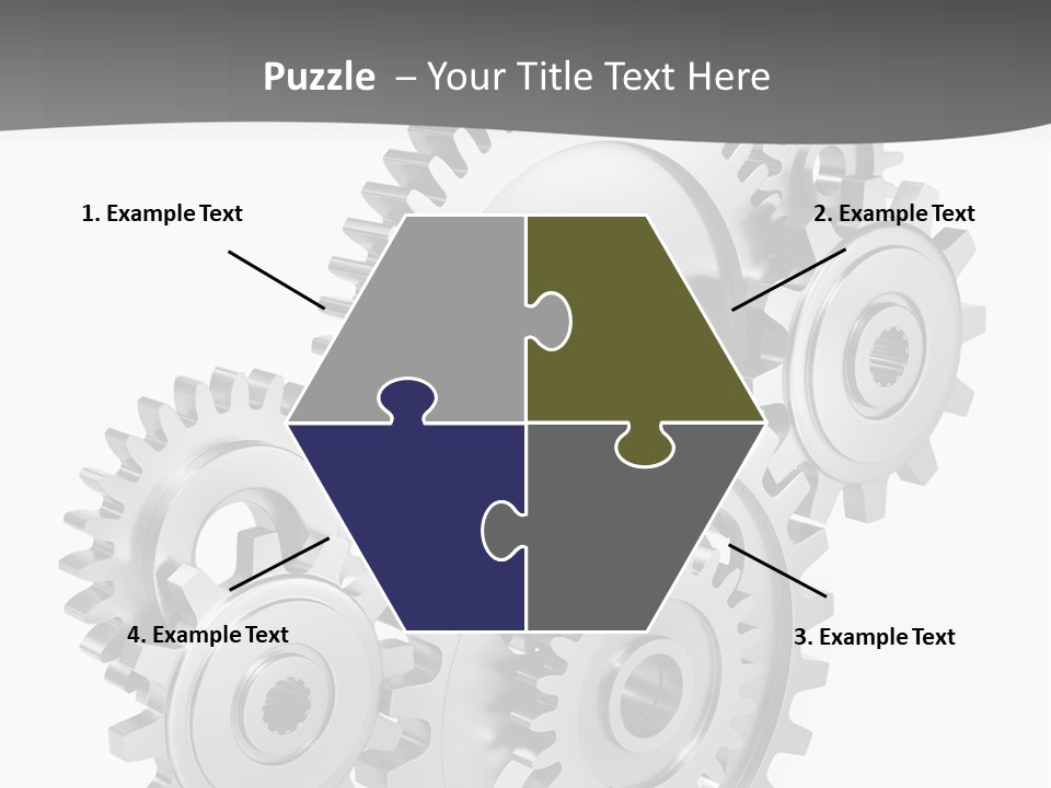 Kooperation Rad Rotation PowerPoint Template