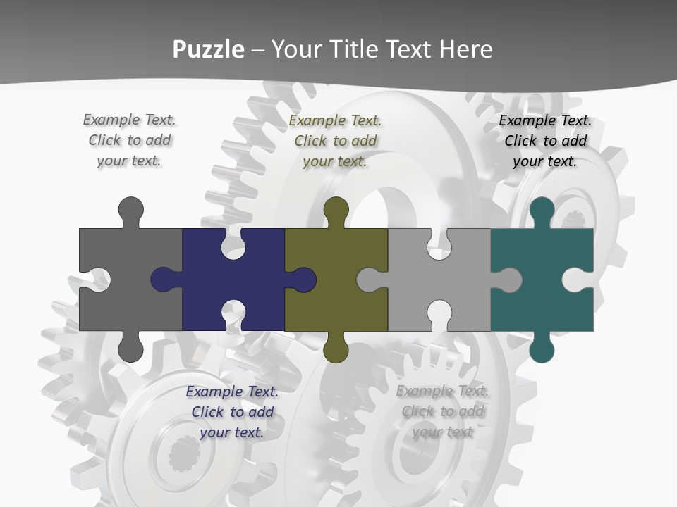 Kooperation Rad Rotation PowerPoint Template