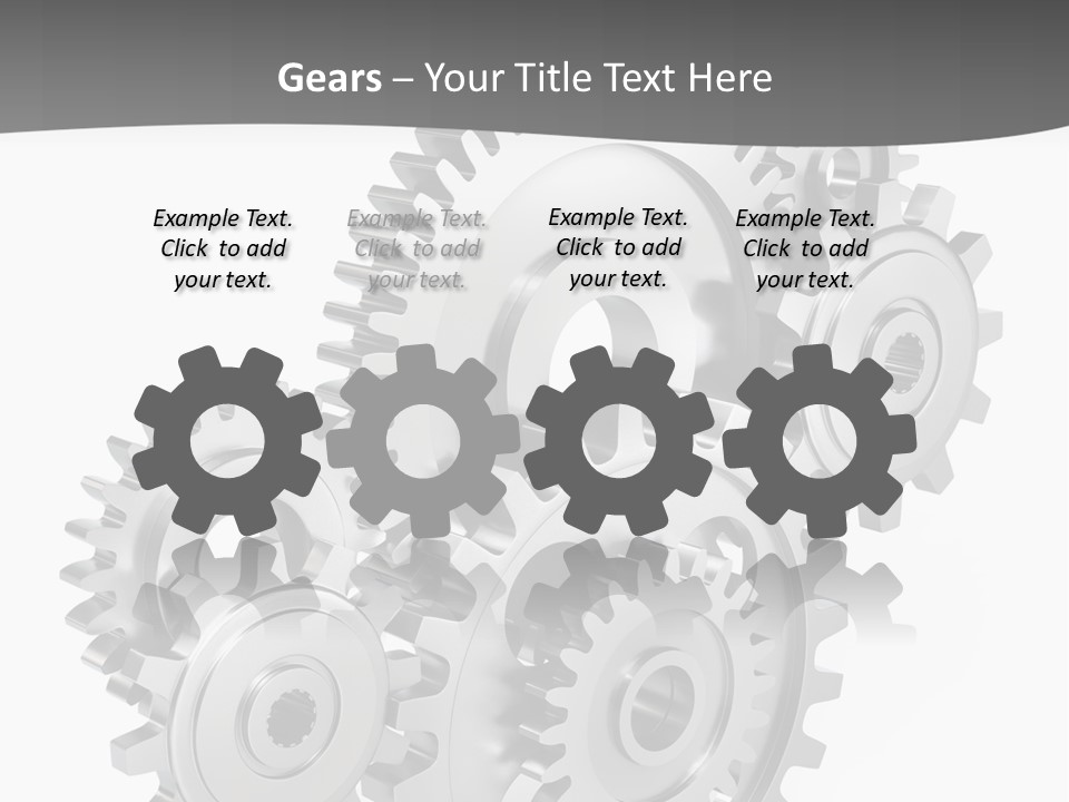 Kooperation Rad Rotation PowerPoint Template