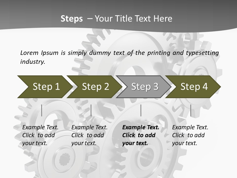 Kooperation Rad Rotation PowerPoint Template