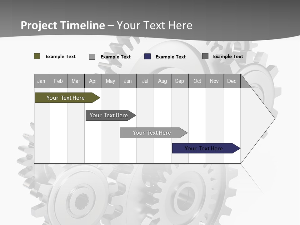Kooperation Rad Rotation PowerPoint Template