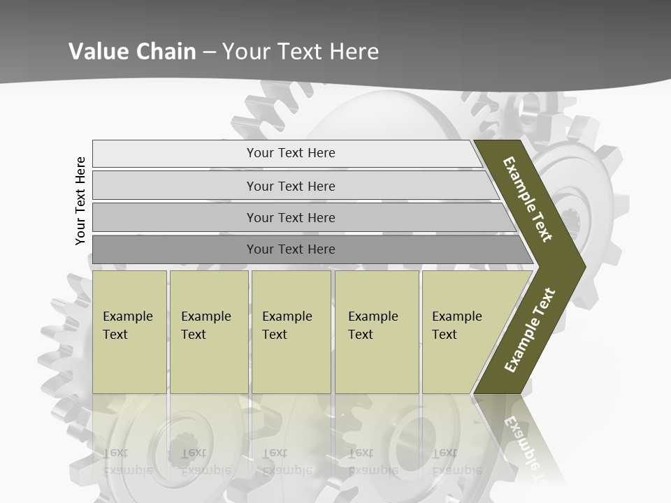 Kooperation Rad Rotation PowerPoint Template