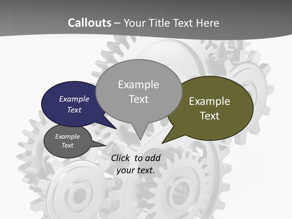Kooperation Rad Rotation PowerPoint Template