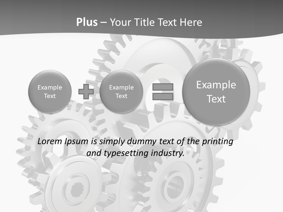 Kooperation Rad Rotation PowerPoint Template