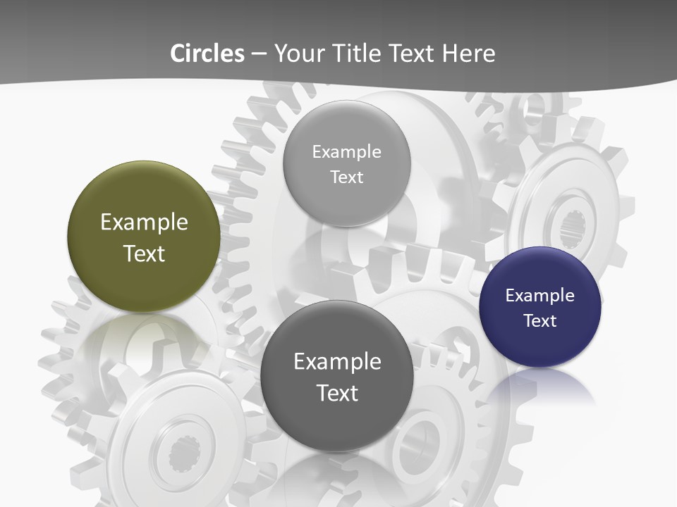 Kooperation Rad Rotation PowerPoint Template