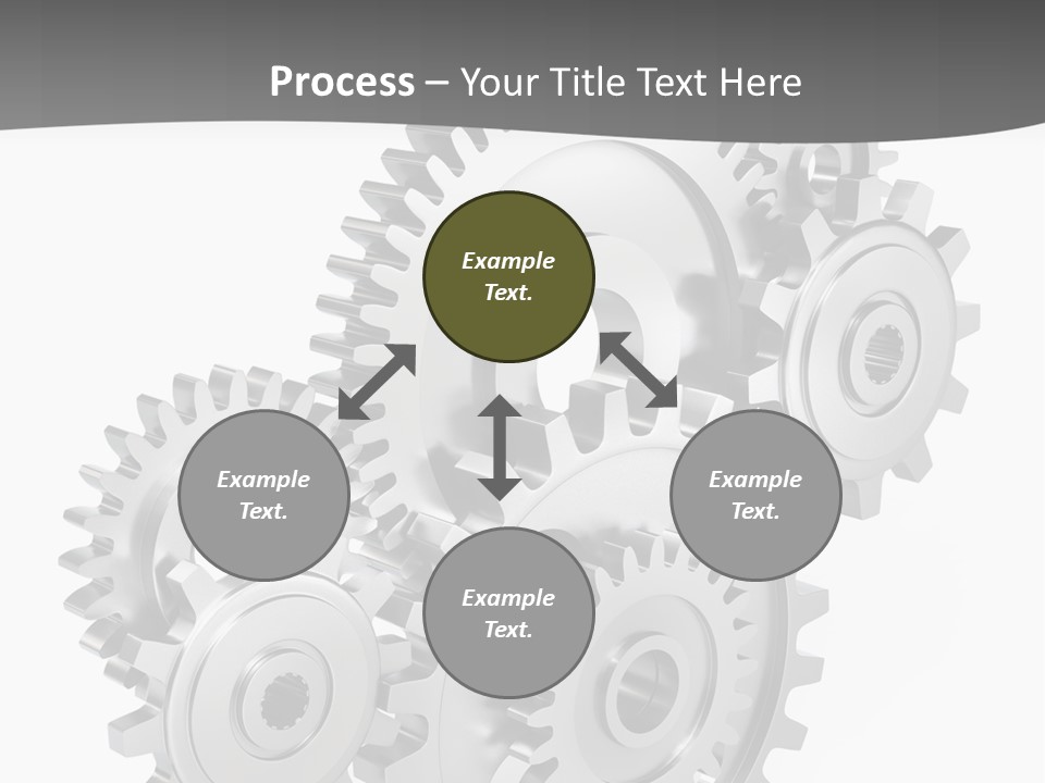 Kooperation Rad Rotation PowerPoint Template