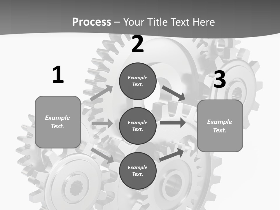 Kooperation Rad Rotation PowerPoint Template