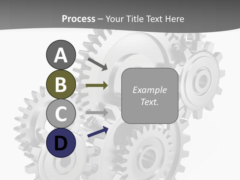 Kooperation Rad Rotation PowerPoint Template