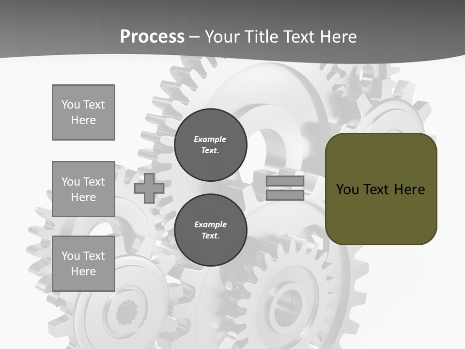 Kooperation Rad Rotation PowerPoint Template