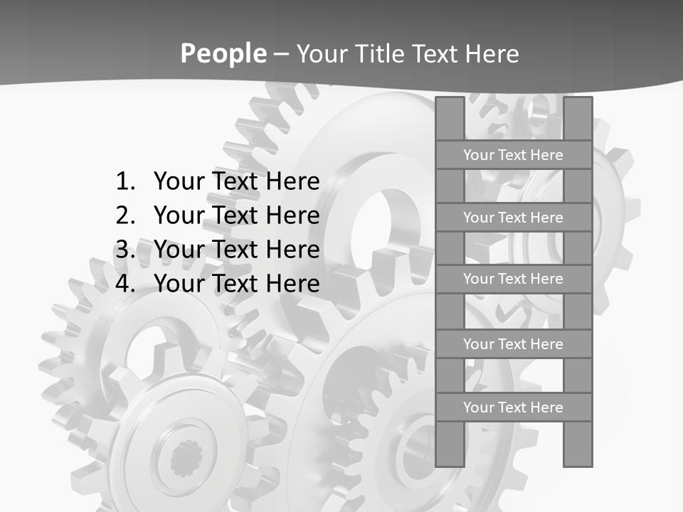 Kooperation Rad Rotation PowerPoint Template