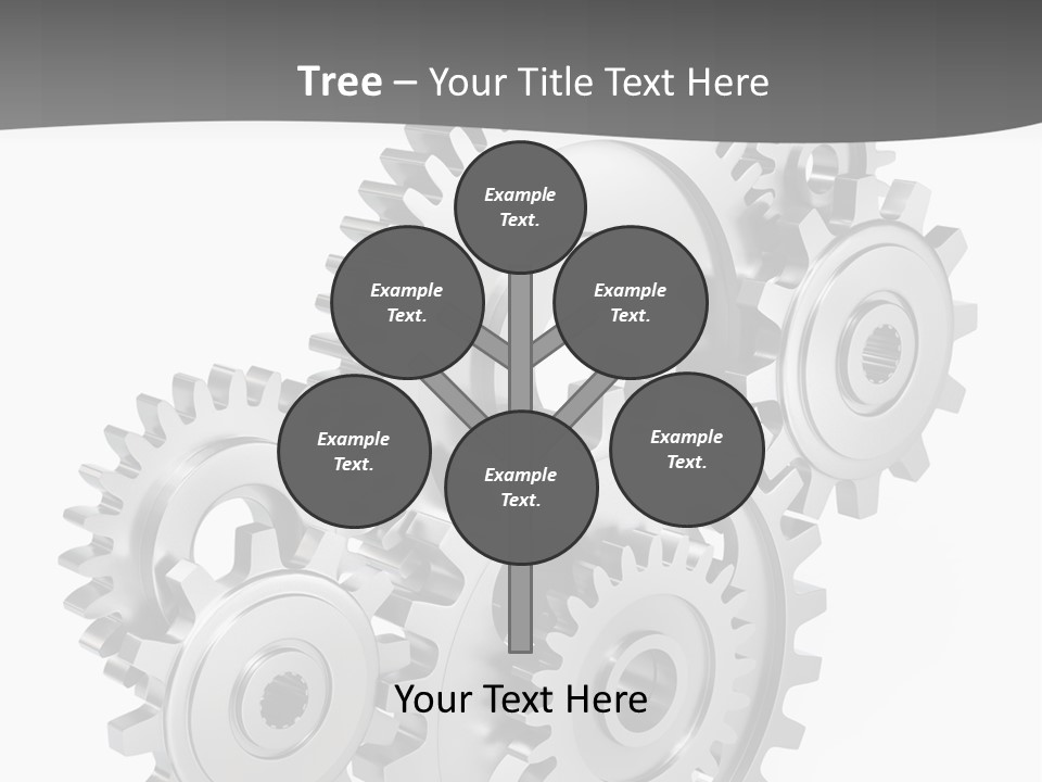 Kooperation Rad Rotation PowerPoint Template