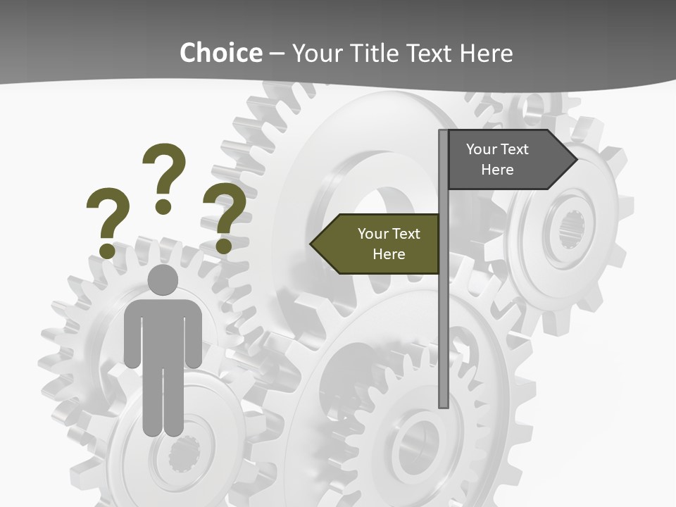 Kooperation Rad Rotation PowerPoint Template