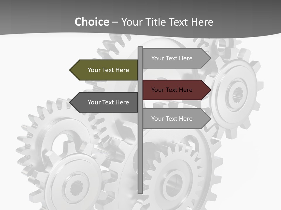 Kooperation Rad Rotation PowerPoint Template
