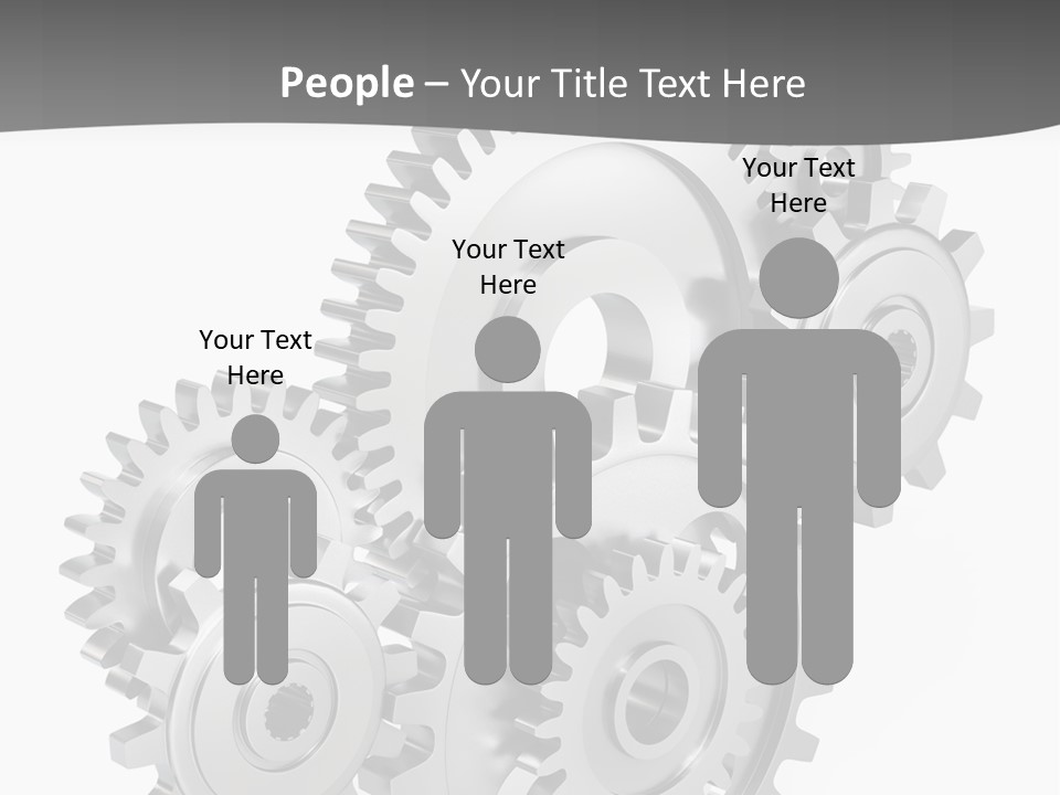 Kooperation Rad Rotation PowerPoint Template