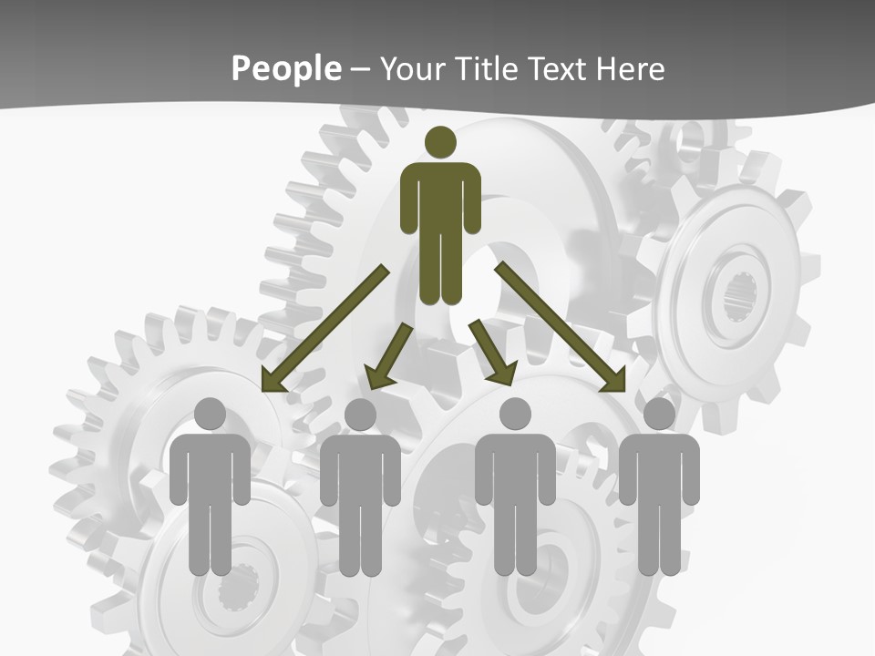 Kooperation Rad Rotation PowerPoint Template