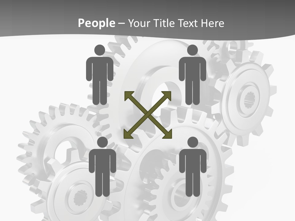 Kooperation Rad Rotation PowerPoint Template