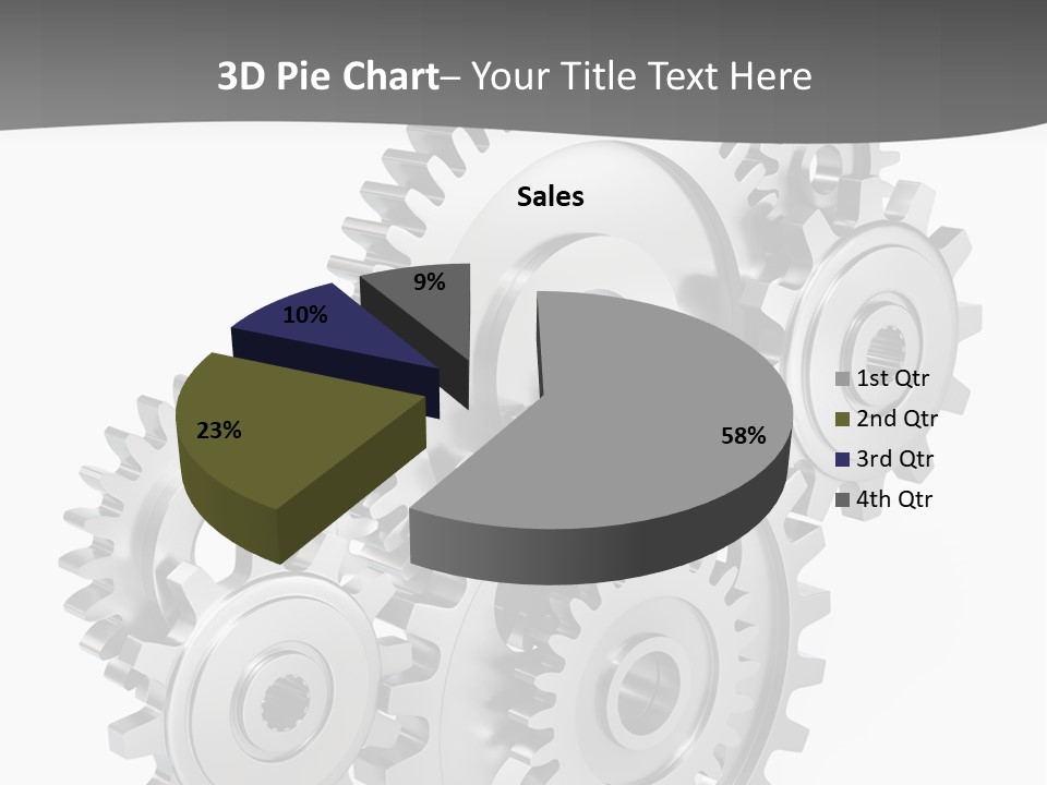 Kooperation Rad Rotation PowerPoint Template