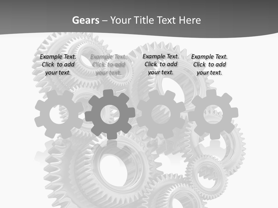 Mobile Reflective Technology PowerPoint Template