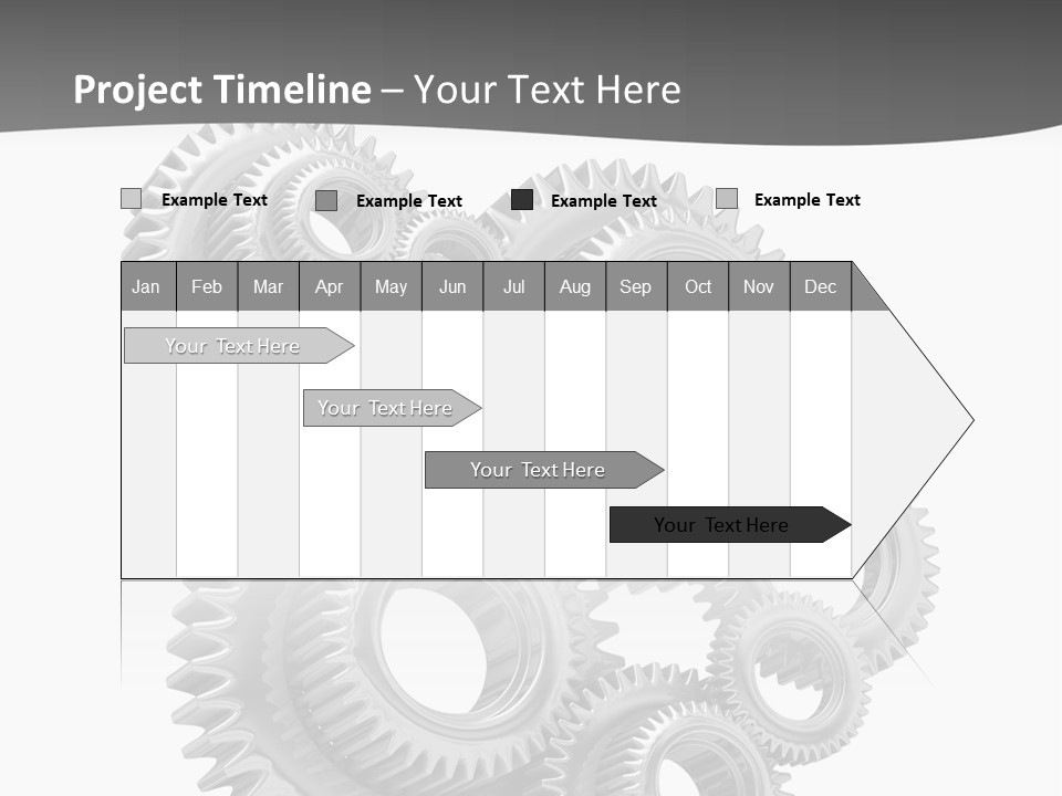 Mobile Reflective Technology PowerPoint Template