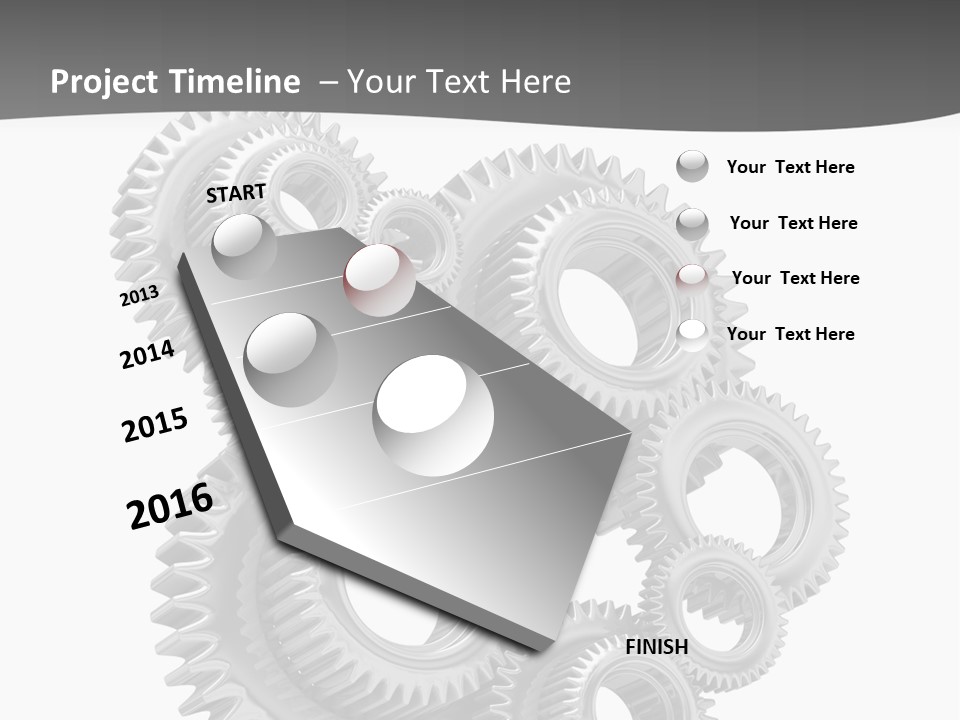Mobile Reflective Technology PowerPoint Template