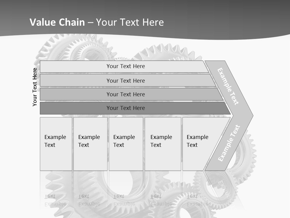 Mobile Reflective Technology PowerPoint Template